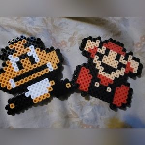 Mario and Goomba Keychain/Magnet